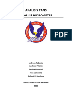 Analisis Tapis & Hidrometer