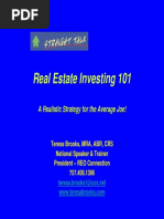 Real Estate Investing 101