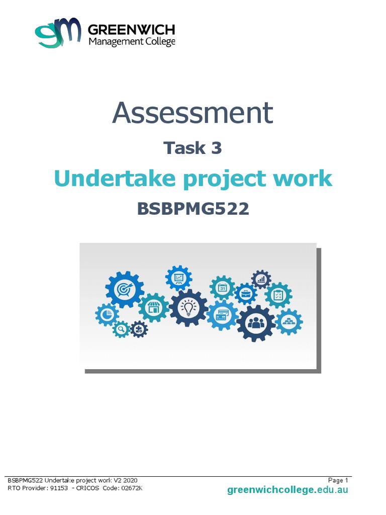 Project Management Assessment BSBPMG522 | PDF | Project Management | Coffee