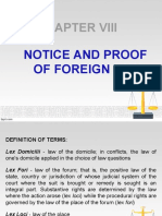 Proof of Foreign Law