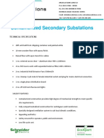 Container Substation Specifications