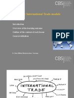 Introduction To International Trade Lesson 1