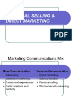 Personal Selling & Direct Marketing