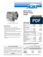 3DX29GSI 3DX30GSI: Direct-Drive Plunger Pump