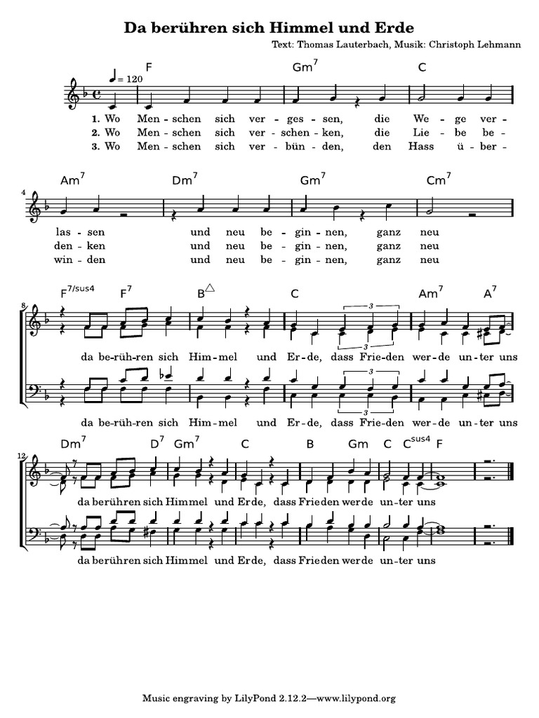 Da Berühren Sich Himmel Und Erde