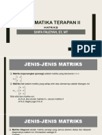 Matematika Terapan Ii - Determinan Transpose