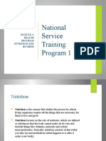 Module 4-NSTP 1-Health Program Nutrition and Hygiene