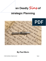 The Seven Deadly Sins of Strategic Planning