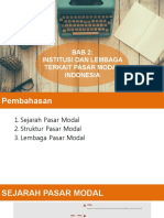 2. Institusi dan Lembaga Terkait Pasar Modal Indonesia