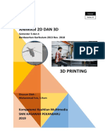 Modul Guru 3d Printing Animasi 2d Dan 3d