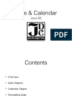 Date & Calendar: Java SE