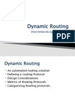 Dynamic Routing: Internetworking - Lecture 6