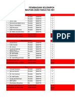 Pembagian Kelompok Meta 2020-1