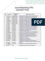 Financial Reporting (FR) Question Pack: Sr. No. ACCA Exam Paper Syllabus Area Covered