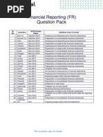 Financial Reporting (FR) Question Pack: Sr. No. ACCA Exam Paper Syllabus Area Covered