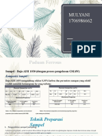 Teknik Persiapan Sampel - Mulyani