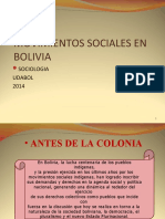 CAMBIOS SOCIALES EN BOLIVIA