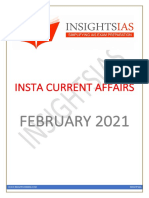 INSTA February 2021 Current Affairs Compilation