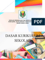 Dasar Kurikulum Sekolah 2021 - Skhas