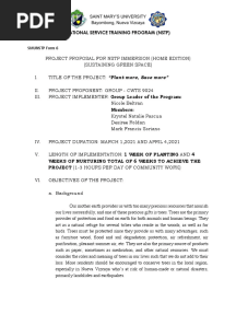 SMUNSTP Form 6 Project Proposal