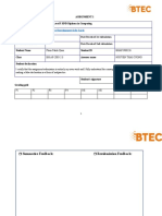 Assignment 1 Qualification BTEC Level 5 HND Diploma in Computing Unit Number and Title Submission Date