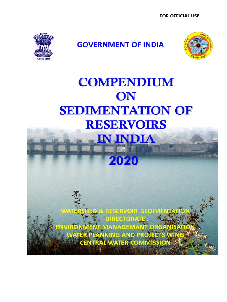 CWC Reservoir Sedimentation Compendium1122020 | PDF | Reservoir | Sediment