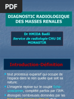 ED1 Diagnostic Radiologique Des Masses Rénales