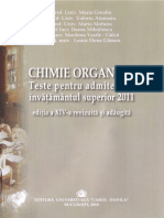 AdMed Chimie Organica Teste Admitere