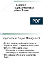 Managing The Information Systems Project