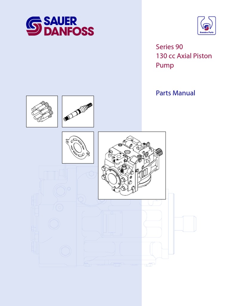 Series 90 130 CC Axial Piston Pump Parts Manual PDF Pump Propulsion