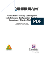 Check Point Security Gateway R70 Installation and Configuration Guide For Crossbeam X-Series Platforms