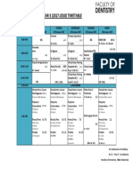 BDS YEAR 3 (2017-2018) TIMETABLE: Dr. Sylvia Dr. Suchi Dr. Sylvia, Dr. Danish