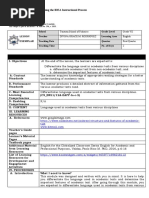 School Grade Level Lesson Teacher Learning Area Exemplar Teaching Date Quarter Teaching Time No. of Days