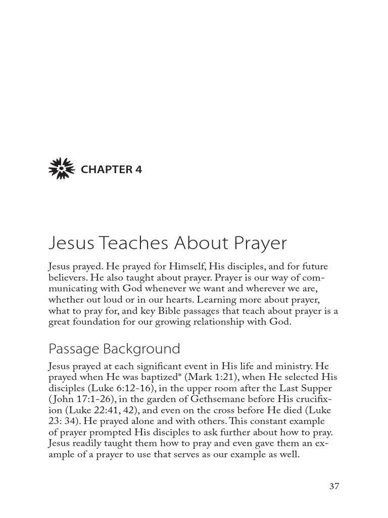 Jesus' Teachings on Prayer Explained | PDF | Disciple (Christianity ...