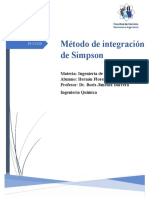 Método de Integración de Simpson
