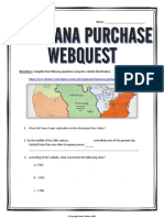 Louisiana Purchase Webquest