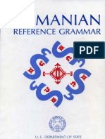 FSI - Romanian Reference Grammar - Student Text