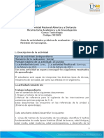 Guia de Actividades y Rúbrica de Evaluación - Fase 1 - Revisión de Conceptos