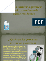 procesos quimicos tratamiento del agua