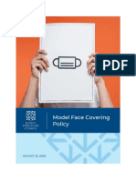 Model Face Covering Policy