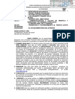 Resolución judicial sobre acusación fiscal en caso de tráfico de drogas