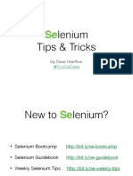 Selenium Tricks
