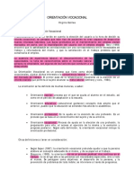 La realidad laboral. Orientación vocacional