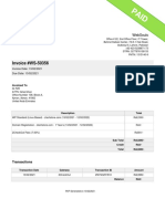 Invoice WS 50356