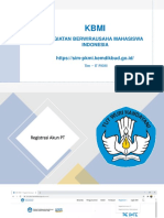 PKMI 2021 Registrasi AKun PT Mahasiswa Dan Isi Form KBMI Di Simpkmi