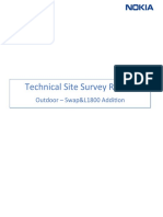 Technical Site Survey Report: Outdoor - Swap&L1800 Addition