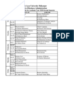 TIme Table Online