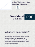 Onlinetutorsite Inc Welcome's You The World of Chemistry: Non-Metals