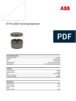 KT70-1002 Terminal Element: Product-Details