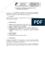 26 - P-GDC-CPP-06 - Clausula 8.5 - ISO 9001 - Producción y Provisión Del Servicio